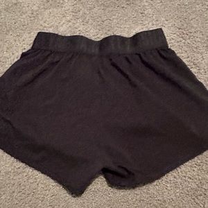 black gymshark shorts
